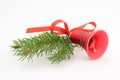 One red christmas bell Royalty Free Stock Photo