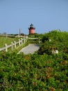 One Red Lighthouse Royalty Free Stock Photo