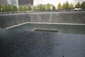 Reflecting pool at National September 11 Memorial Royalty Free Stock Photo