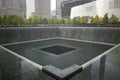 Reflecting pool at National September 11 Memorial Royalty Free Stock Photo