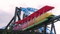 One of the rides inside the amusement park in Helsinki Finland
