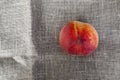 one ripe large peach Royalty Free Stock Photo