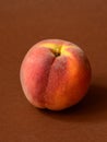 One ripe peach Royalty Free Stock Photo