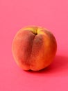 One ripe peach Royalty Free Stock Photo