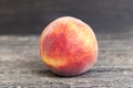 one ripe peach Royalty Free Stock Photo