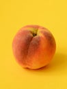 One ripe peach Royalty Free Stock Photo