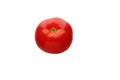 One ripe red tomato . Isolation, white Royalty Free Stock Photo