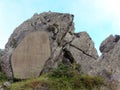 Beautiful rocks, mountains and undergrowth typical of the region.