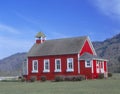 One-room schoolhouse Royalty Free Stock Photo