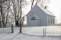 One room schoolhouse in rural Minnesota, USA Royalty Free Stock Photo