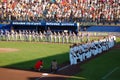 Team of Kingdom of the Netherlands and Team USA during National Anthems