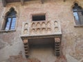 Juliet`s balcony in Verona