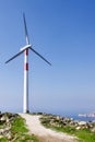 Modern Wind Turbines, Leros, Greece, Western Europe