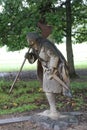Carved Wooden Sculpture of Battle of Hastings Soldier