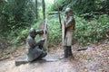Carved Wooden Sculpture of Battle of Hastings Soldier