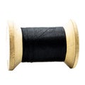One sewing spool with thread Royalty Free Stock Photo