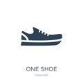 one shoe icon in trendy design style. one shoe icon isolated on white background. one shoe vector icon simple and modern flat