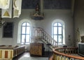 One side with pulpit in GrÃ¤sgÃ¤rde church