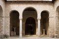 The atrium in the Euphrasian Basilica in Porec Royalty Free Stock Photo