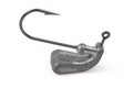 One silver fishhook Royalty Free Stock Photo