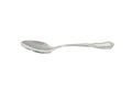 One silver spoon isolated on white Royalty Free Stock Photo