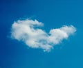 One simple cloud Royalty Free Stock Photo