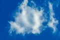 One simple cloud Royalty Free Stock Photo