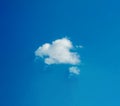 One simple cloud Royalty Free Stock Photo