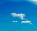 One simple cloud Royalty Free Stock Photo