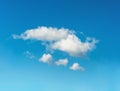 One simple cloud Royalty Free Stock Photo