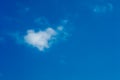 One simple cloud Royalty Free Stock Photo