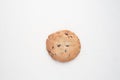 Single cookie in white background