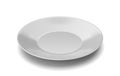 Empty White Porcelain Plate Royalty Free Stock Photo