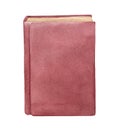 Water color illustration of old book with empty maroon red cover. Royalty Free Stock Photo