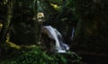 One of small cascades Cascata Delle Marmore waterfalls