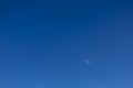 One small cloud in the blue sky Royalty Free Stock Photo