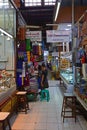 One small corner lane inside Bogyoke Aung San Market Royalty Free Stock Photo