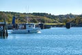 One small fishingboat on the swedish westcoast