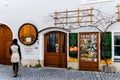 One of the small shops in town selling homemade products