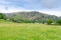 The old man of coniston shrowded in cloud Royalty Free Stock Photo