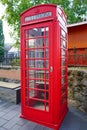 Library inside a British Telephone Booth