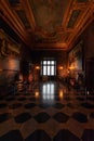 One of the rooms in the Wawel Castle in Krakow Poland