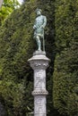 One of the 48 statues embodying various Brussels guilds, Square of Petit Sablon, Brussels, Belgium