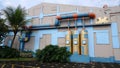 one of the steampunk theme buildings at the Saloka amusement park, Indonesia