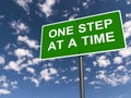 One step at a time Royalty Free Stock Photo