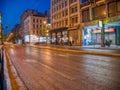 One of the street in Athens. Greece Royalty Free Stock Photo