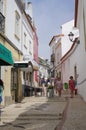 One of streets in historic Lagos in Portugal