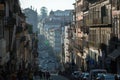 One of the streets in old downtown. Porto. Royalty Free Stock Photo