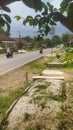 one of the streets in Sumatra which is very impressive Royalty Free Stock Photo