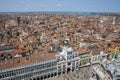 View from St Marks Campanile Tower in Venice